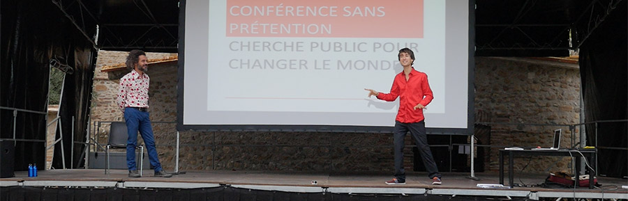 Conférence sans prétention cherche public pour changer le monde